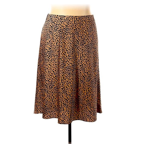 Ann Taylor, Loft skirt, leopard print - Picture 1 of 2